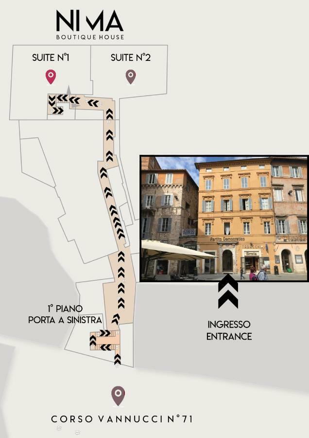 Nima Boutique House Apartment Perugia Luaran gambar